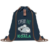 sac a dos bleu coton recycle avec pochette idee cadeau originale pour collegue ami prof ou membre de la famille cadeau mixte noel anniversaire secret santa ou depart au travail sac leger pratique et ecologique design breton moderne