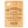Planche bambou gravée personnalisée femme idée cadeau Fête des Mères apéro 30×20 prénom cuisine plateau fromage anniversaire noel maman mamie