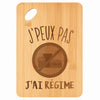 Planche bambou gravée personnalisée femme homme idée cadeau Fête des Mères Fête des Pères apéro papa maman prénom cuisine plateau fromage
