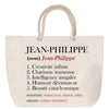 Sac Fête des Mères Mamie Famille Idée Cadeau anniversaire Noël Travail Boulot Métier Départ Retraite Collègue Femme cabas shopping plage