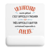 Tapis de souris ergonomique avec repose-poignet, accessoire bureau pour femme et homme, fête des pères, cadeau pas cher, idée cadeau fête des mères, secret santa, départ à la retraite, télétravail et gaming