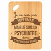 Planche bambou gravée personnalisée homme idée cadeau Fête des Pères apéro 30×20 prénom cuisine plateau fromage anniversaire noel papa papi 