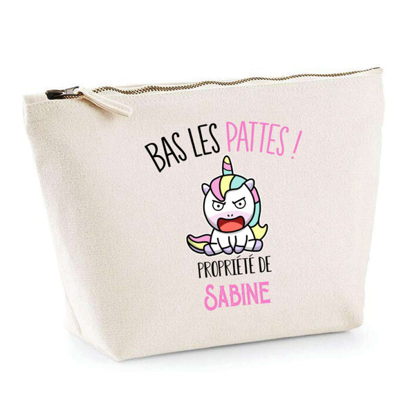 Trousse pochette de rangement maquillage Fête des Mères Mamie Famille Idée Cadeau anniversaire Noël Travail Boulot Métier Départ Retraite Collègue Femme