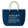 Sac de plage Bleu anse corde Aurelien Définition Homme