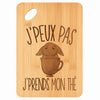 Planche bambou gravée personnalisée femme homme idée cadeau Fête des Mères Fête des Pères apéro papa maman prénom cuisine plateau fromage