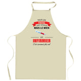 Cadeau Cuisinier cuisinière mère maman papa père mamie papi Vêtement Blouse de protection Barbecue Jardinage Tablier de Travail Tâches ménagères 