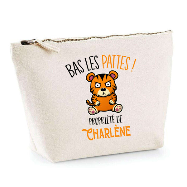 Trousse pochette de rangement maquillage Fête des Mères Mamie Famille Idée Cadeau anniversaire Noël Travail Boulot Métier Départ Retraite Collègue Femme