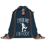sac a dos bleu coton recycle avec pochette idee cadeau originale pour collegue ami prof ou membre de la famille cadeau mixte noel anniversaire secret santa ou depart au travail sac leger pratique et ecologique design breton moderne