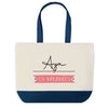 Sac de shopping bleu Aya en Vacances