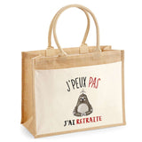 Sac Fête des Mères Mamie Famille Idée Cadeau anniversaire Noël Travail Boulot Métier Départ Retraite Collègue Femme cabas shopping plage Homme Papa Papi Pères Frère