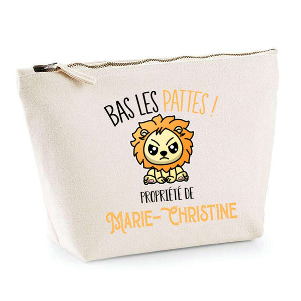 Trousse pochette de rangement maquillage Fête des Mères Mamie Famille Idée Cadeau anniversaire Noël Travail Boulot Métier Départ Retraite Collègue Femme