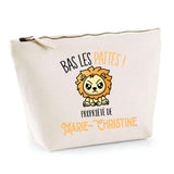 Trousse pochette de rangement maquillage Fête des Mères Mamie Famille Idée Cadeau anniversaire Noël Travail Boulot Métier Départ Retraite Collègue Femme
