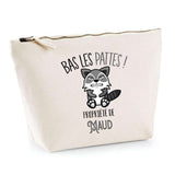 Trousse pochette de rangement maquillage Fête des Mères Mamie Famille Idée Cadeau anniversaire Noël Travail Boulot Métier Départ Retraite Collègue Femme