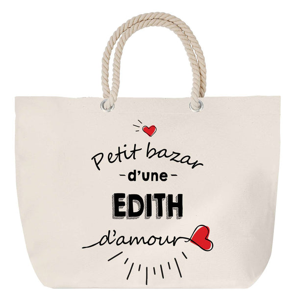 Sac Fête des Mères Mamie Famille Idée Cadeau anniversaire Noël Travail Boulot Métier Départ Retraite Collègue Femme cabas shopping plage