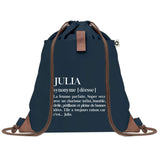 sac a dos femme bleu coton recycle avec pochette cadeau original pour collegue amie prof ou soeur idee cadeau femme noel anniversaire secret santa ou depart a la retraite sac pratique chic et ecoresponsable design breton elegant