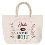 Sac Fête des Mères Mamie Famille Idée Cadeau anniversaire Noël Travail Boulot Métier Départ Retraite Collègue Femme cabas shopping plage