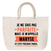 Sac Fête des Mères Mamie Famille Idée Cadeau anniversaire Noël Travail Boulot Métier Départ Retraite Collègue Femme cabas shopping plage
