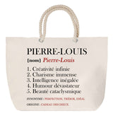 Sac Fête des Mères Mamie Famille Idée Cadeau anniversaire Noël Travail Boulot Métier Départ Retraite Collègue Femme cabas shopping plage