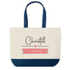 Sac de shopping bleu Christel en Vacances