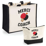 Cabas homme ou femme sac plage ou shopping tote bag pochette trousse Idée cadeau original pour anniversaire Noël travail départ retraite collègue famille fete des mères fetes des pères papa maman mamie papi