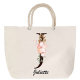 Sac Fête des Mères Mamie Famille Idée Cadeau anniversaire Noël Travail Boulot Métier Départ Retraite Collègue Femme cabas shopping plage