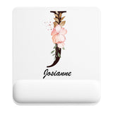 Tapis de souris ergonomique avec repose-poignet, accessoire bureau pour femme et homme, fête des pères, cadeau pas cher, idée cadeau fête des mères, secret santa, départ à la retraite, télétravail et gaming