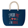 Sac de plage Bleu anse corde J'peux Pas Bridge