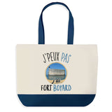 Sac de shopping bleu J'peux pas Fort Boyard