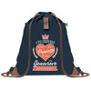 sac a dos femme bleu coton recycle avec pochette cadeau original pour collegue amie prof ou soeur idee cadeau femme noel anniversaire secret santa ou depart a la retraite sac pratique chic et ecoresponsable design breton elegant