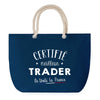 Sac de plage Bleu anse corde Certifié meilleur Trader