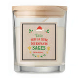 Bougie Tata Liste des enfants sages Noël