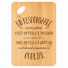 Planche bambou gravée personnalisée homme idée cadeau Fête des Pères apéro 30×20 prénom cuisine plateau fromage anniversaire noel papa papi 