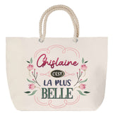 Sac Fête des Mères Mamie Famille Idée Cadeau anniversaire Noël Travail Boulot Métier Départ Retraite Collègue Femme cabas shopping plage