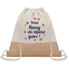 Sac Fête des Mères Mamie Famille Idée Cadeau anniversaire Noël Travail Boulot Métier Départ Retraite Collègue Femme cabas shopping plage