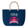 Sac de plage Bleu anse corde J'peux Pas Handball