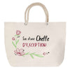 Sac Fête des Mères Mamie Famille Idée Cadeau anniversaire Noël Travail Boulot Métier Départ Retraite Collègue Femme cabas shopping plage