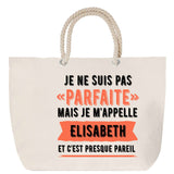 Sac Fête des Mères Mamie Famille Idée Cadeau anniversaire Noël Travail Boulot Métier Départ Retraite Collègue Femme cabas shopping plage