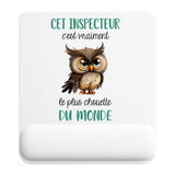 Tapis de souris ergonomique avec repose-poignet, accessoire bureau pour femme et homme, fête des pères, cadeau pas cher, idée cadeau fête des mères, secret santa, départ à la retraite, télétravail et gaming