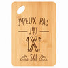 Planche bambou gravée personnalisée femme homme idée cadeau Fête des Mères Fête des Pères apéro papa maman prénom cuisine plateau fromage