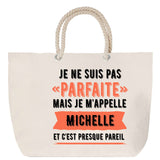 Sac Fête des Mères Mamie Famille Idée Cadeau anniversaire Noël Travail Boulot Métier Départ Retraite Collègue Femme cabas shopping plage