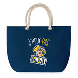 Sac de plage Bleu anse corde J'peux Pas Console