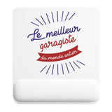 Tapis de souris ergonomique avec repose-poignet, accessoire bureau pour femme et homme, fête des pères, cadeau pas cher, idée cadeau fête des mères, secret santa, départ à la retraite, télétravail et gaming