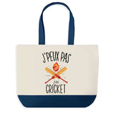 Sac de shopping bleu J'peux pas Cricket