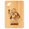 Planche bambou gravée personnalisée femme idée cadeau Fête des Mères apéro 30×20 prénom cuisine plateau fromage anniversaire noel maman mamie