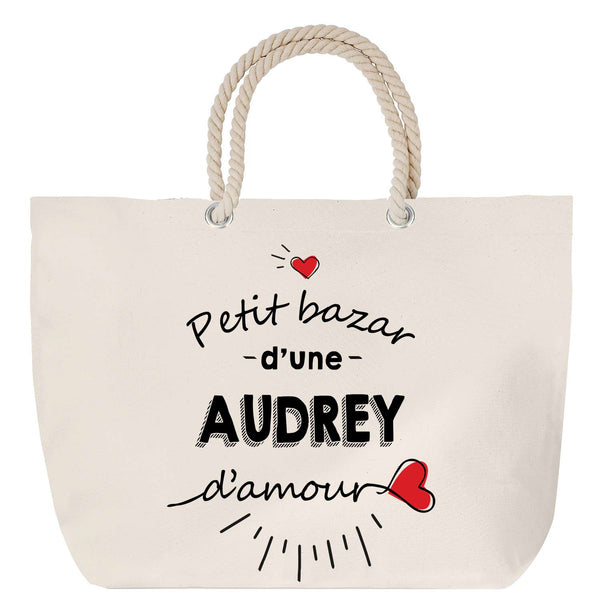 Sac Fête des Mères Mamie Famille Idée Cadeau anniversaire Noël Travail Boulot Métier Départ Retraite Collègue Femme cabas shopping plage