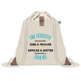 Sac à dos avec pochette Une Géologue Formidable
