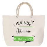 Sac Fête des Mères Mamie Famille Idée Cadeau anniversaire Noël Travail Boulot Métier Départ Retraite Collègue Femme cabas shopping plage