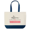 Sac de shopping bleu Aline en Vacances