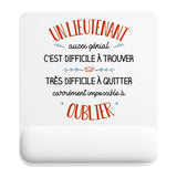 Tapis de souris ergonomique avec repose-poignet, accessoire bureau pour femme et homme, fête des pères, cadeau pas cher, idée cadeau fête des mères, secret santa, départ à la retraite, télétravail et gaming