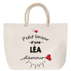 Sac Fête des Mères Mamie Famille Idée Cadeau anniversaire Noël Travail Boulot Métier Départ Retraite Collègue Femme cabas shopping plage